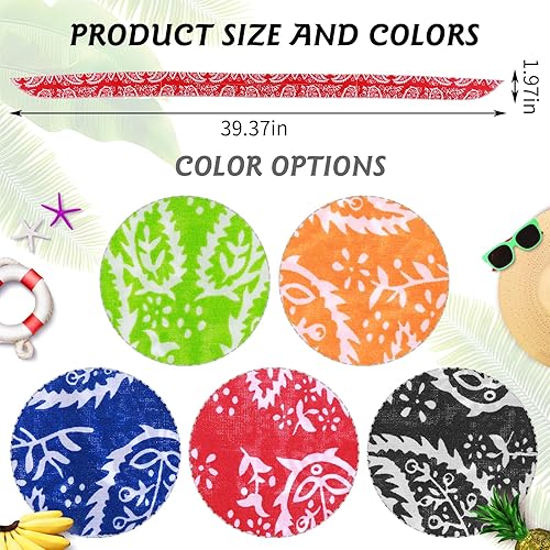 Miniatura 2 de 5 envolturas refrescantes para el cuello, bufanda de hielo, envolturas para remojar agua para cuello, bandana para mujeres y hombres, senderismo,