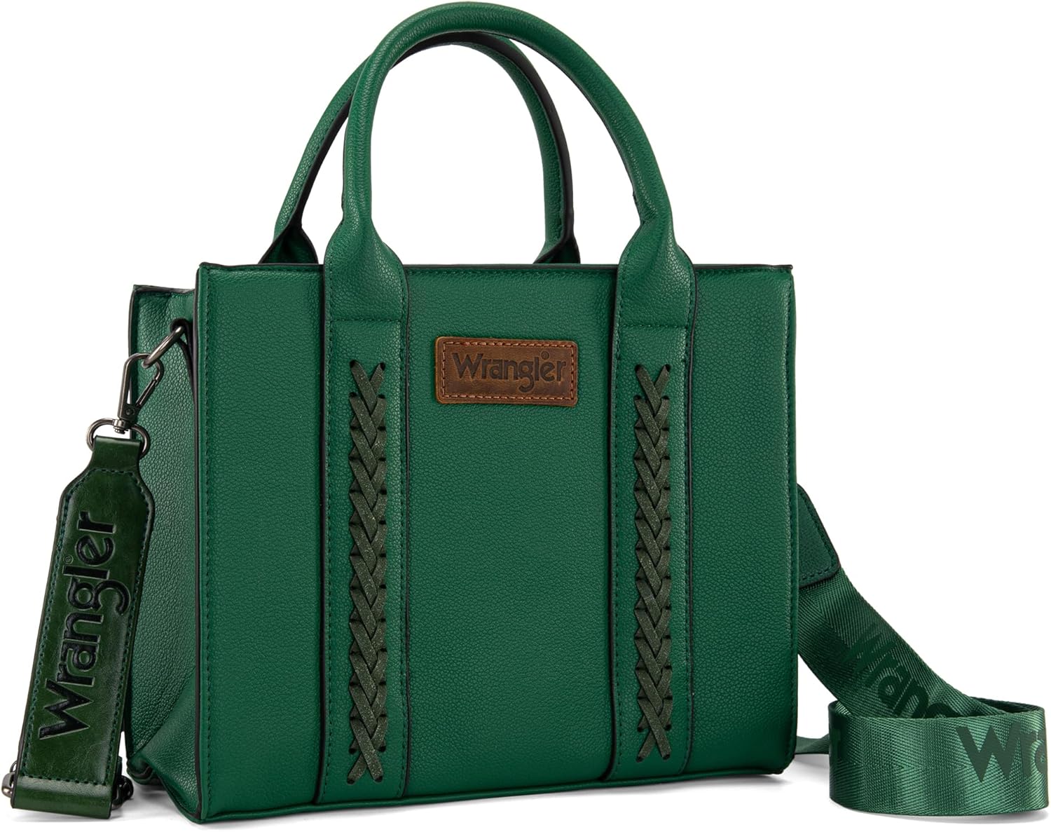 Wrangler Medium Tote Bag for Women Designer Satchel Handbags Top-handle Purses with Strap