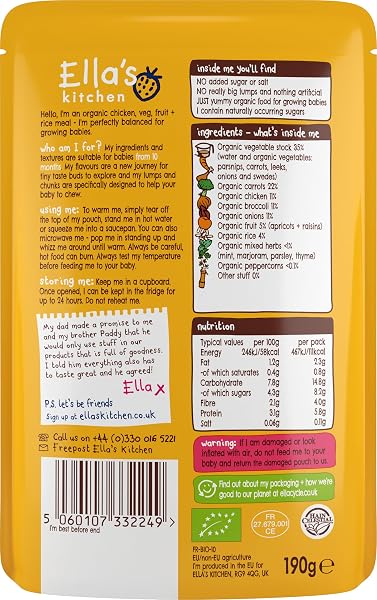 Ella's Kitchen Stage 3 from 10 Months Organic Chicken Casserole 190 g (Pack of 7) - 2