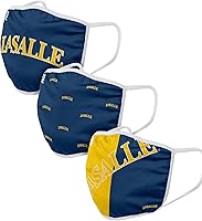 Vista 50 de FOCO - Cubrebocas universitario de la NCAA para adultos (unisex, 3 unidades)