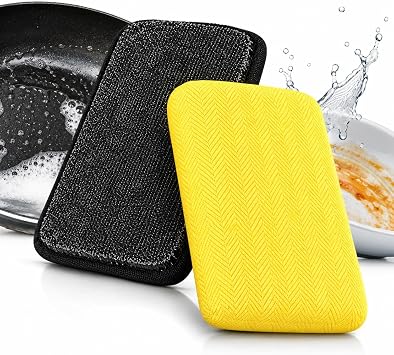 Heavy Duty Scouring Pads for Dishes, Non-Scratch, Kitchen Cleaning