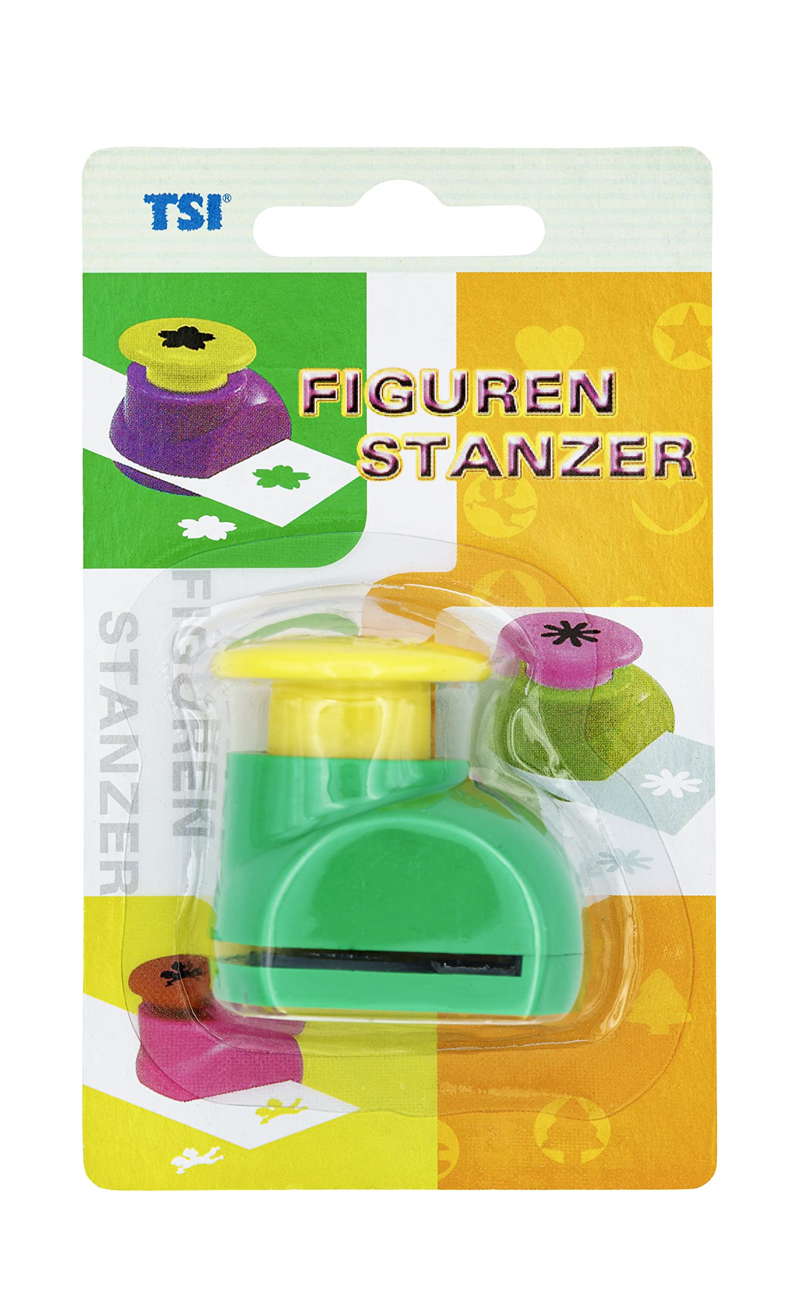 TSI 49658-U-5 Motif Punch with Sun Design (H x W x D) 4 x 3 x 4.5 cm Punch Diameter Approx. 18 mm Ideal for Paper and Craft Card