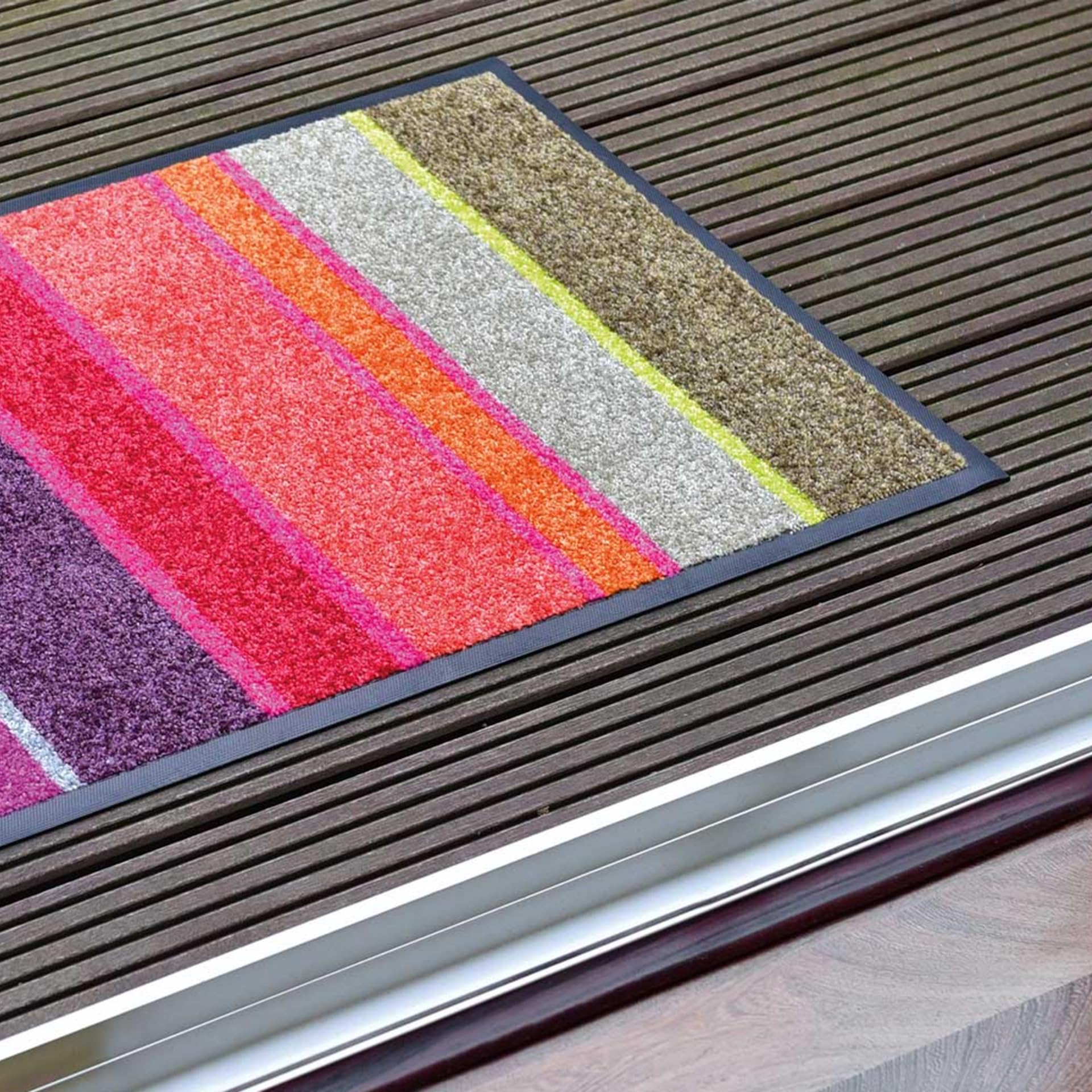 Remember Fußmatte, 50 x 75 cm, Nylon/Naturkautschuk, Maschinenfertigung getuftet – rutschfeste Türmatte für den Eingangsbereich