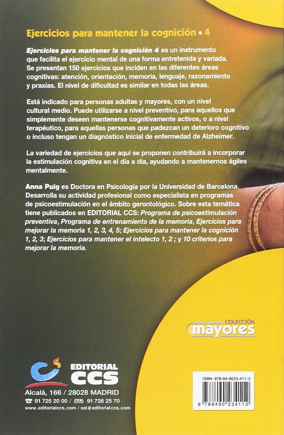 Ejercicios para mantener la cognición 4: 25 (Mayores)