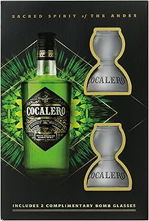 国分 COCALERO コカレロ ガラス製(コカレロボムグラス)が2個セットになったギフトボックス コカレロ クラシコ 375ml グラスセット [ リキュール 29度 アイルランド 375ml 瓶 ]