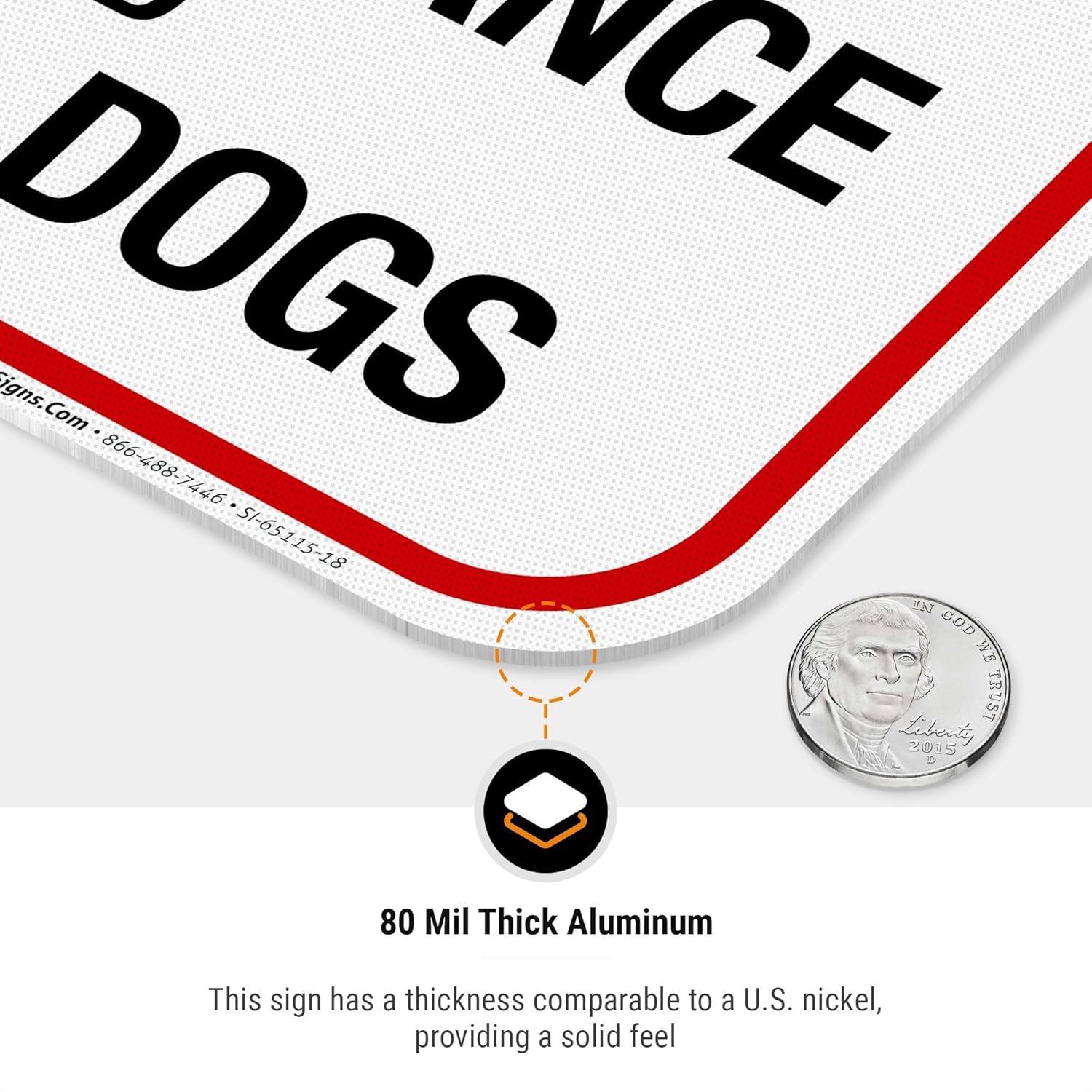 No Trespassing Property Protected by Video Surveillance and Guard Dogs Sign, 12x18 Inches, 3M EGP Reflective .063 Aluminum, Fade Resistant, Made in USA