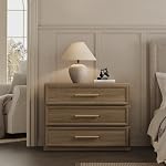 SICOTAS Night Stand Set 2 Oversized Extra Large Nightstands Set of 2 Tall Bedside Side Table with 3 Drawers Storage Modern End Tables Wide Night Stands for Bedroom Sofa Couch Home Office