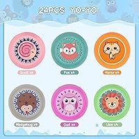 Vista 3 de 24 piezas de regalos de fiesta Yoyo imprescindibles para el aula, bolsas de regalos de cumpleaños, regalos de devolución de piñata