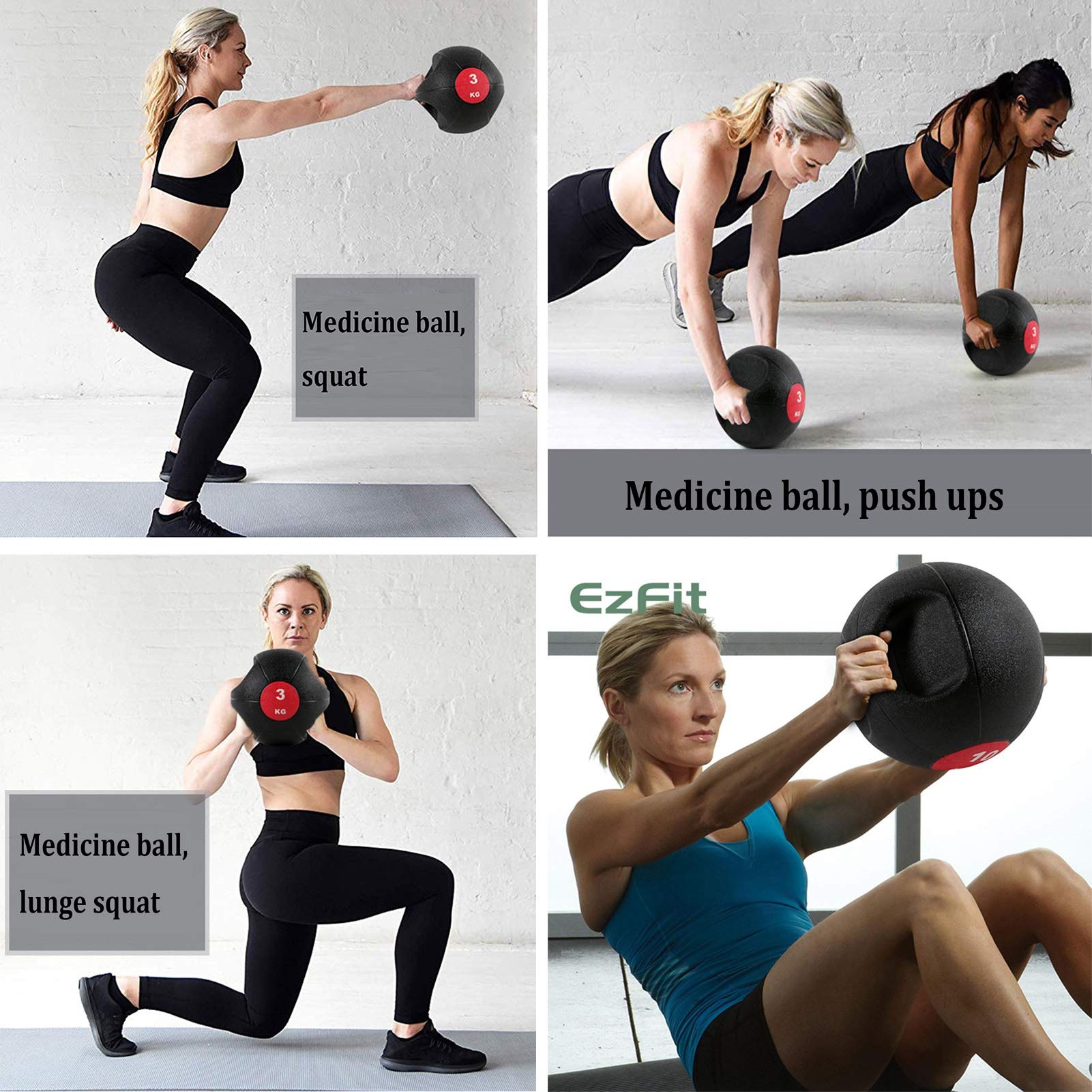 Medizinbälle Hua Medizinball 5kg / 11lbFür Für Erwachsene Fitness, Outdoor-Kernstärke Box-Training Sporttraining-Geräte, Geeignet Für Muskelausbildung