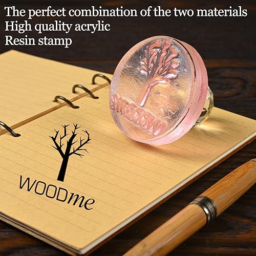 Miniatura 4 de Los sellos personalizados de resina acrílica destacan con impresiones distintivas de negocios, logotipo y firma, dan forma a tu personalidad de