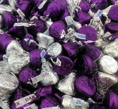 Hersheys Kisses Mezcla de chocolate con leche y chocolate amargo bolsa de 1 libra (16 onzas aproximadamente 100 besos) la mejor manera de darte un