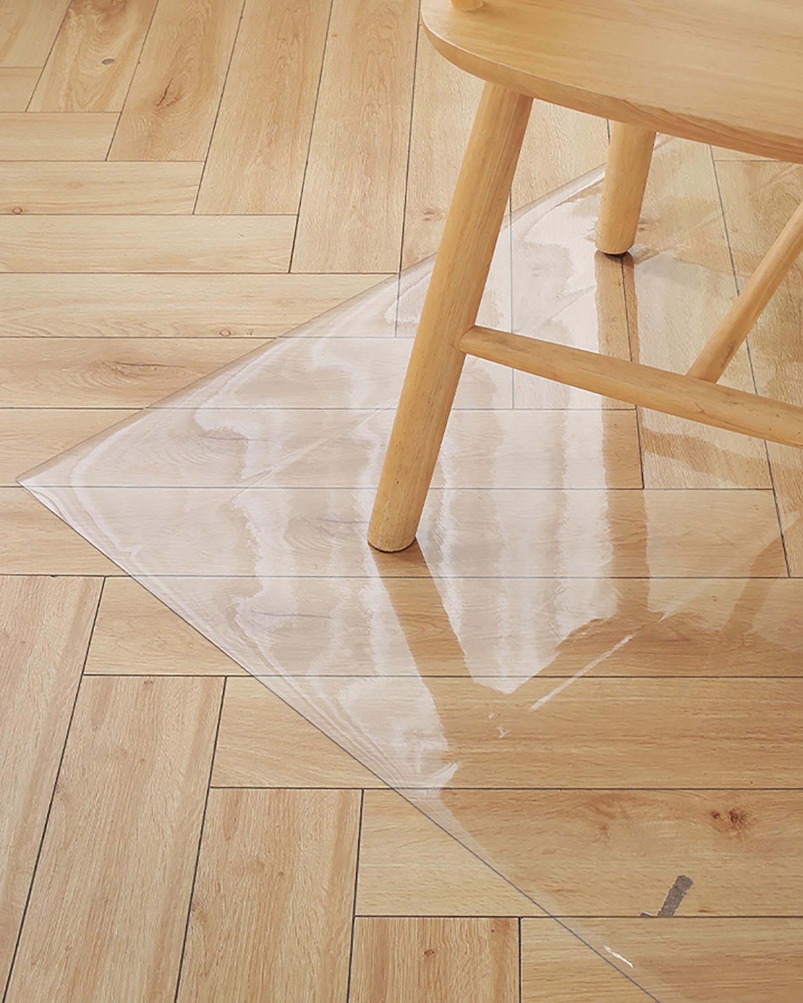PVC Clear Floor Protector Mat Office Chair Mat for Hard Floor 12x12 34x48 36x60 26x40in Waterproof Desk Chair