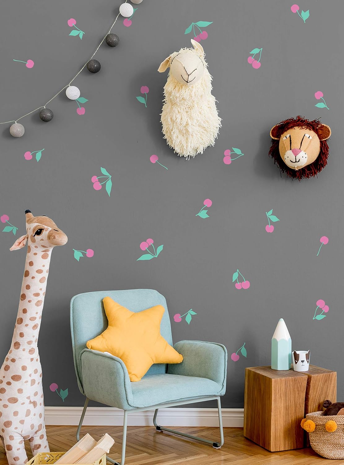 Cherry Fruit Wall Decal (Scheme A)