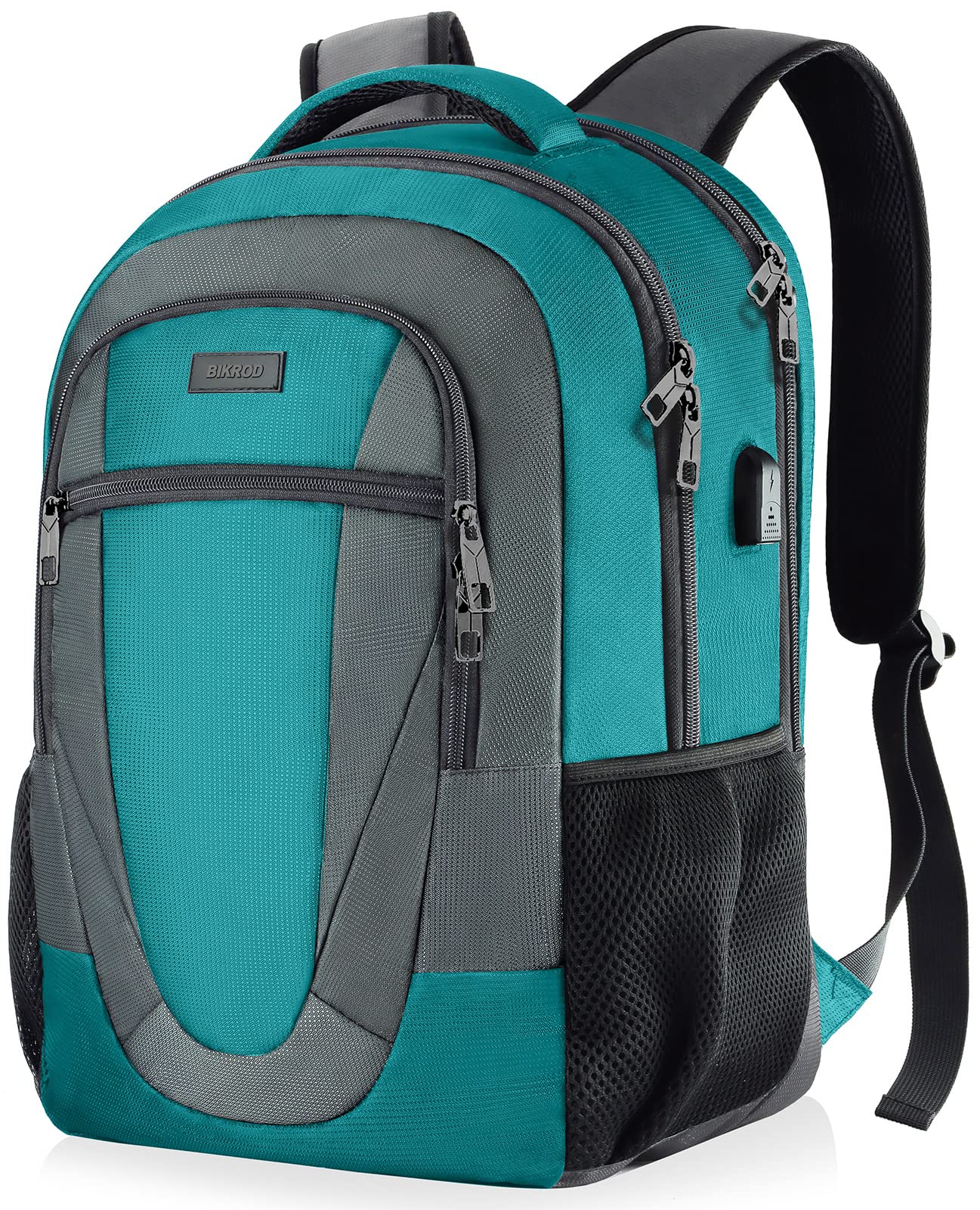 Teal and grey backpack cheap