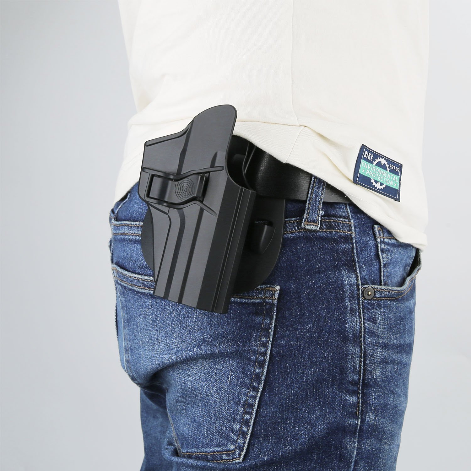 efluky HK Paddelholster Holster Pistole HK USP Holster Fit H&K USP 9mm/.40 Full Size, Paddle 60° Einstellbar