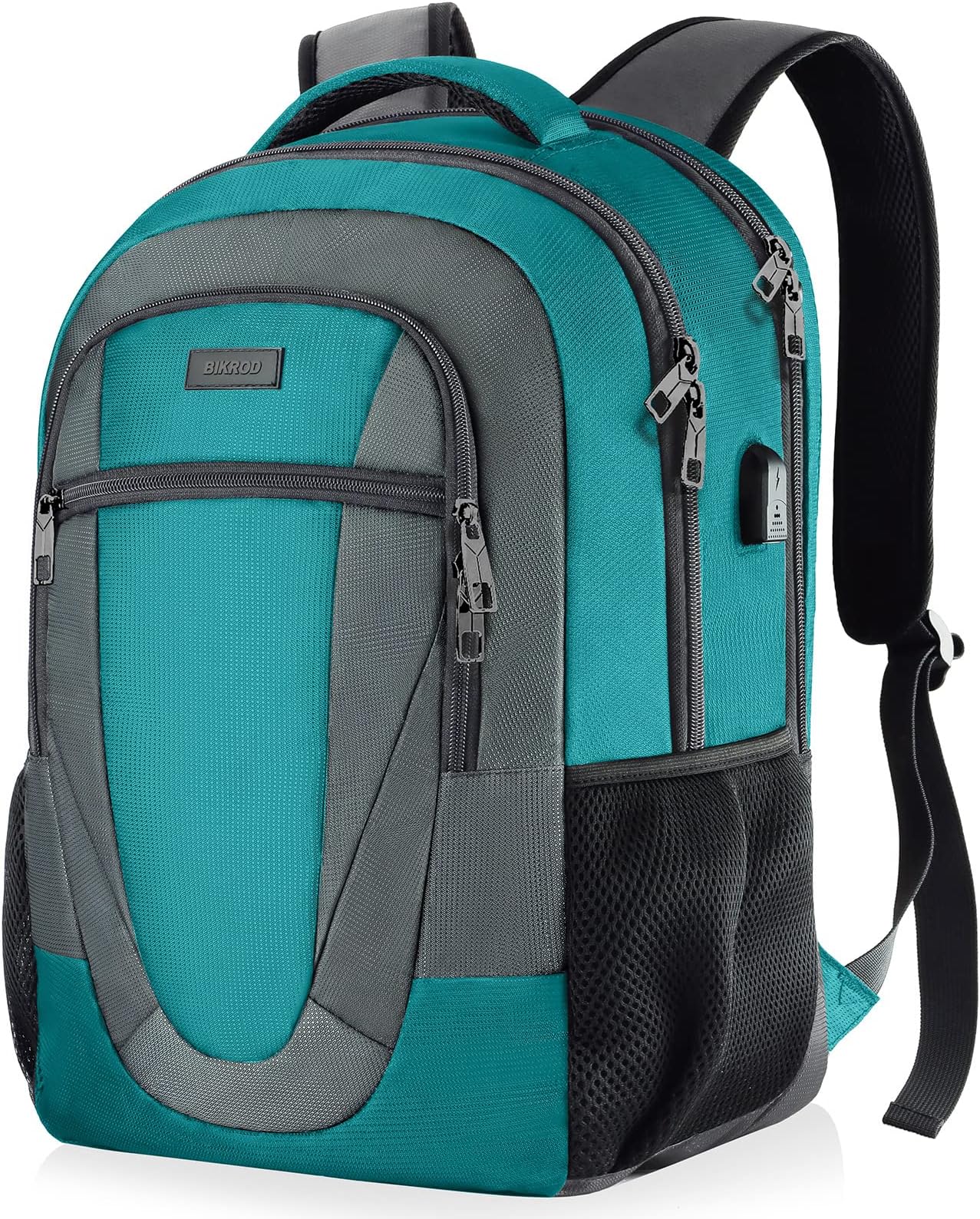LIWAG Extra Large Business Travel Backpack, Anti Theft Water Resistant College Backpack Computer Bag Fits 17.3Inch Laptop Notebook, Blue - View #9