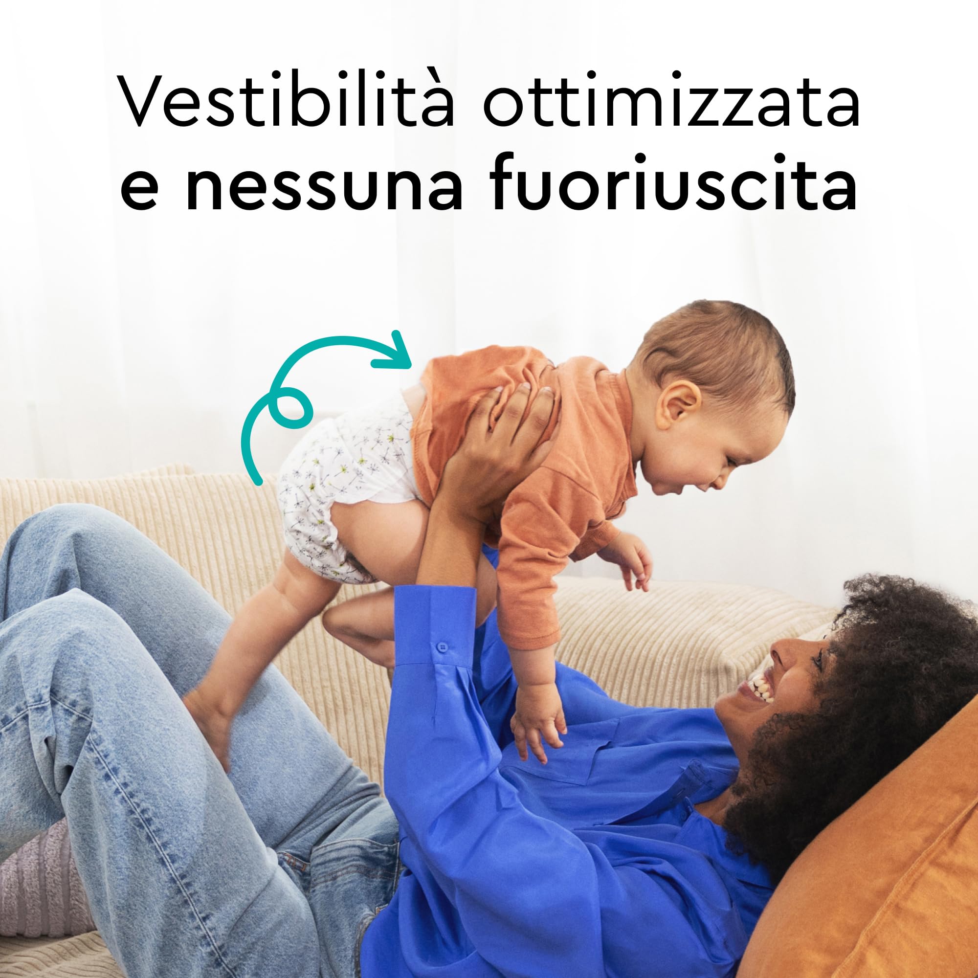 Pannolini LILLYDOO delicati sulla pelle - taglia 1 (2-5 kg), pacco scorta (144 unità), protezione contro le fuoriuscite, morbidi, senza profumi & lozioni e dermatologicamente testati