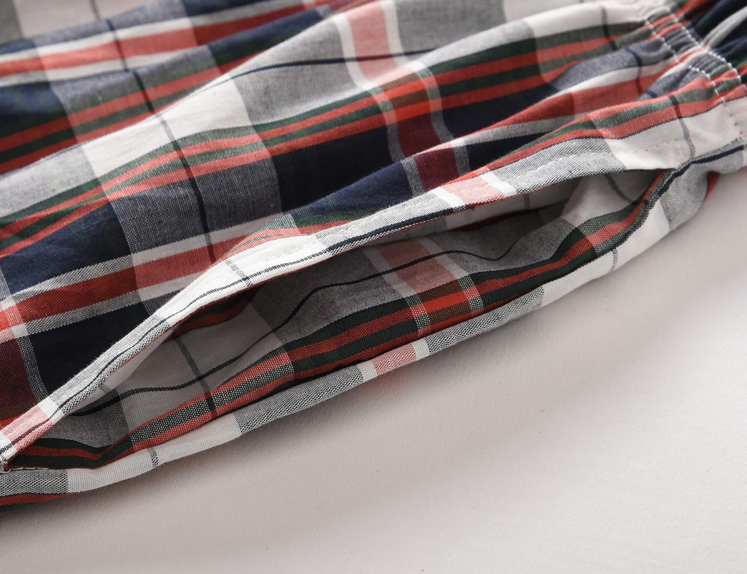 Latuza Women's Plaid Pajamas Pants Cotton Sleep Bottoms with Pockets - Image 5