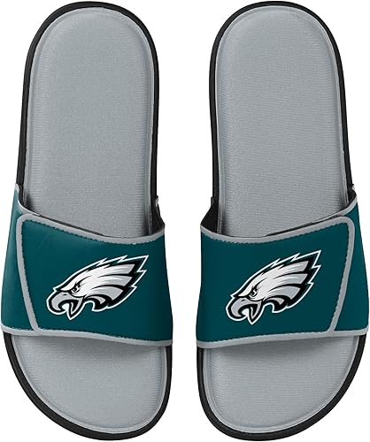 Miniatura 4 de FOCO Sandalias deportivas de espuma para ducha con logotipo de equipo de la NFL para hombre