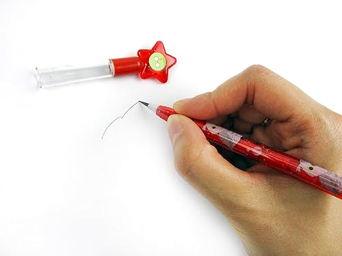 Miniatura 4 de TINYMILLS Paquete de 24 lápices de empuje apilables de múltiples puntos con borrador para mago, cumpleaños, fiesta, premio, carnaval, bolsa de