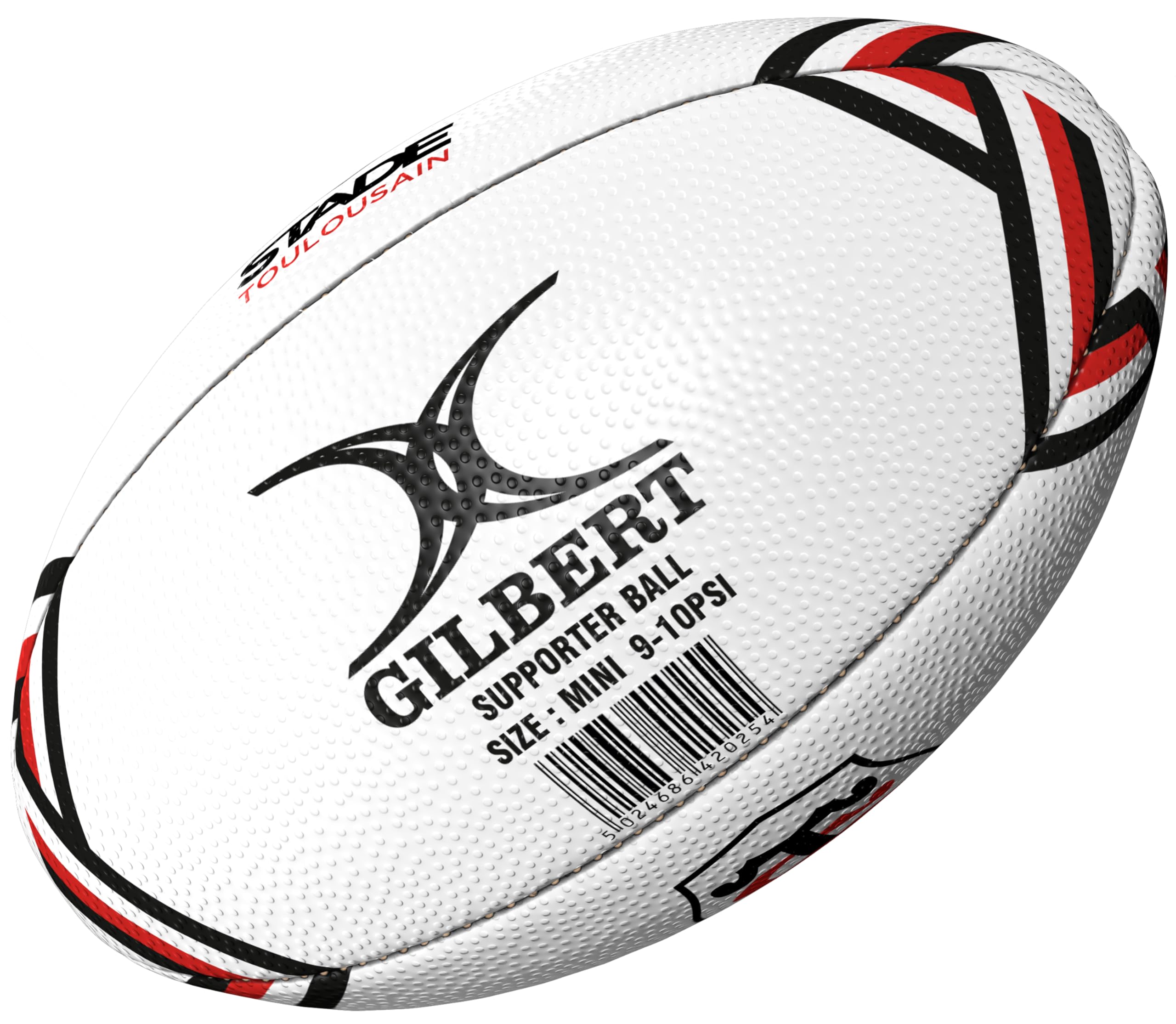 Gilbert Mini Ballon de Rugby Toulouse - Collection Officielle Stade TOULOUSAIN