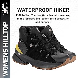 Amazon.com | Spyder Women's Hiking Shoes, Black, 7 | Hiking Shoes