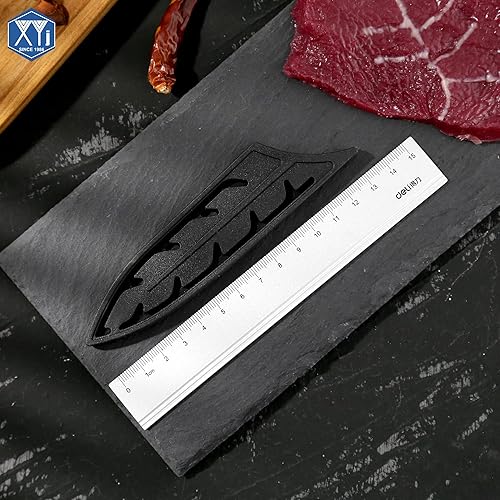 Vista 162 de XYJ Juego de 2 fundas de cuchillo de seguridad para cuchillos, protector de borde, funda universal para cuchillos, chef, cuchillo de cerámica