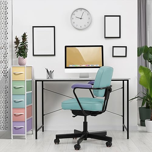 Miniatura 21 de Sorbus Torre estrecha con 4 cajones – Almacenamiento vertical para dormitorio, baño, lavandería, armarios y más, marco de acero, parte superior de