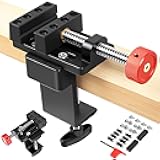 ArtyMaster Mini Drill Press Vise with Rubber Soft Jaws, 0-2.48