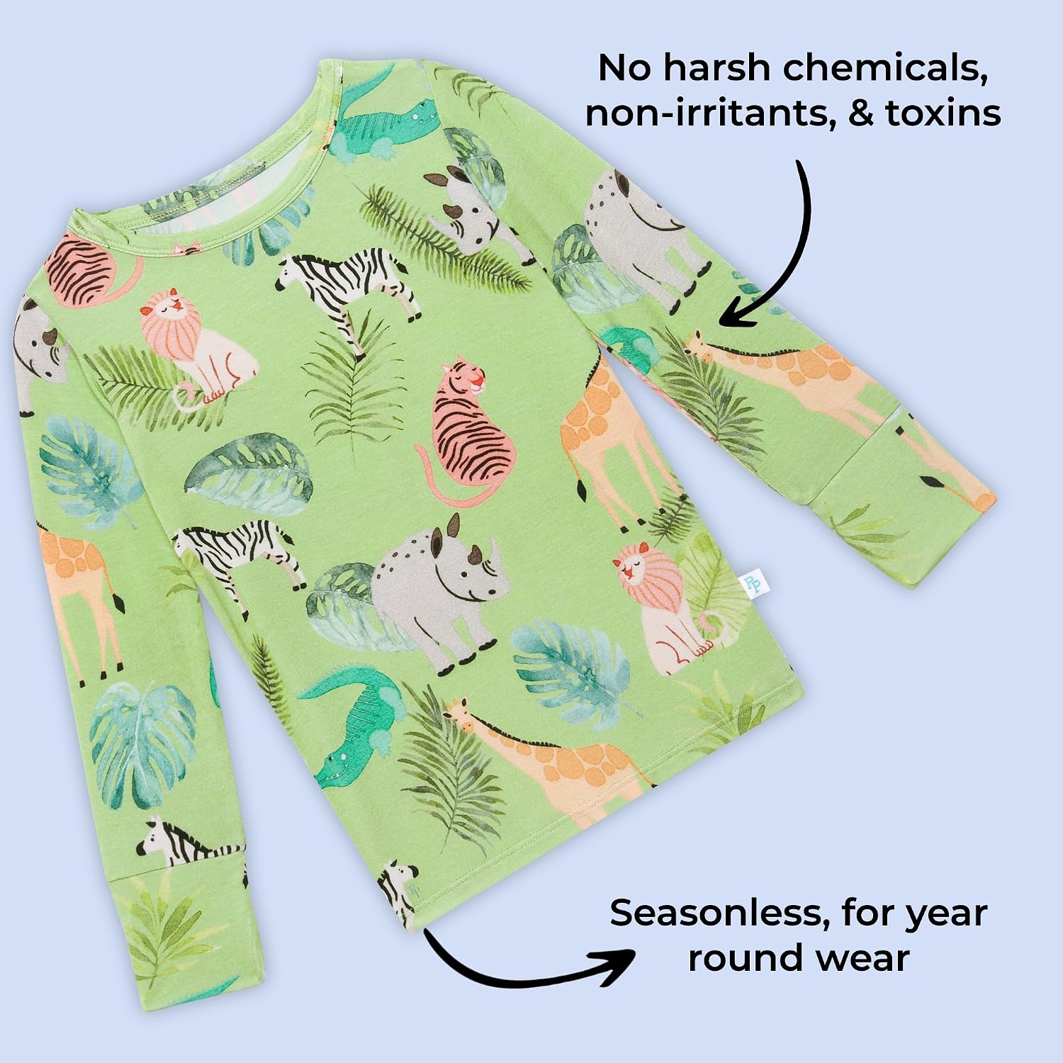 Posh Peanut Boys Pajamas - PJs for Kids Made of Soft Viscose from Bamboo, Long Sleeve Toddler PJs & Matching Boys Pajama Sets