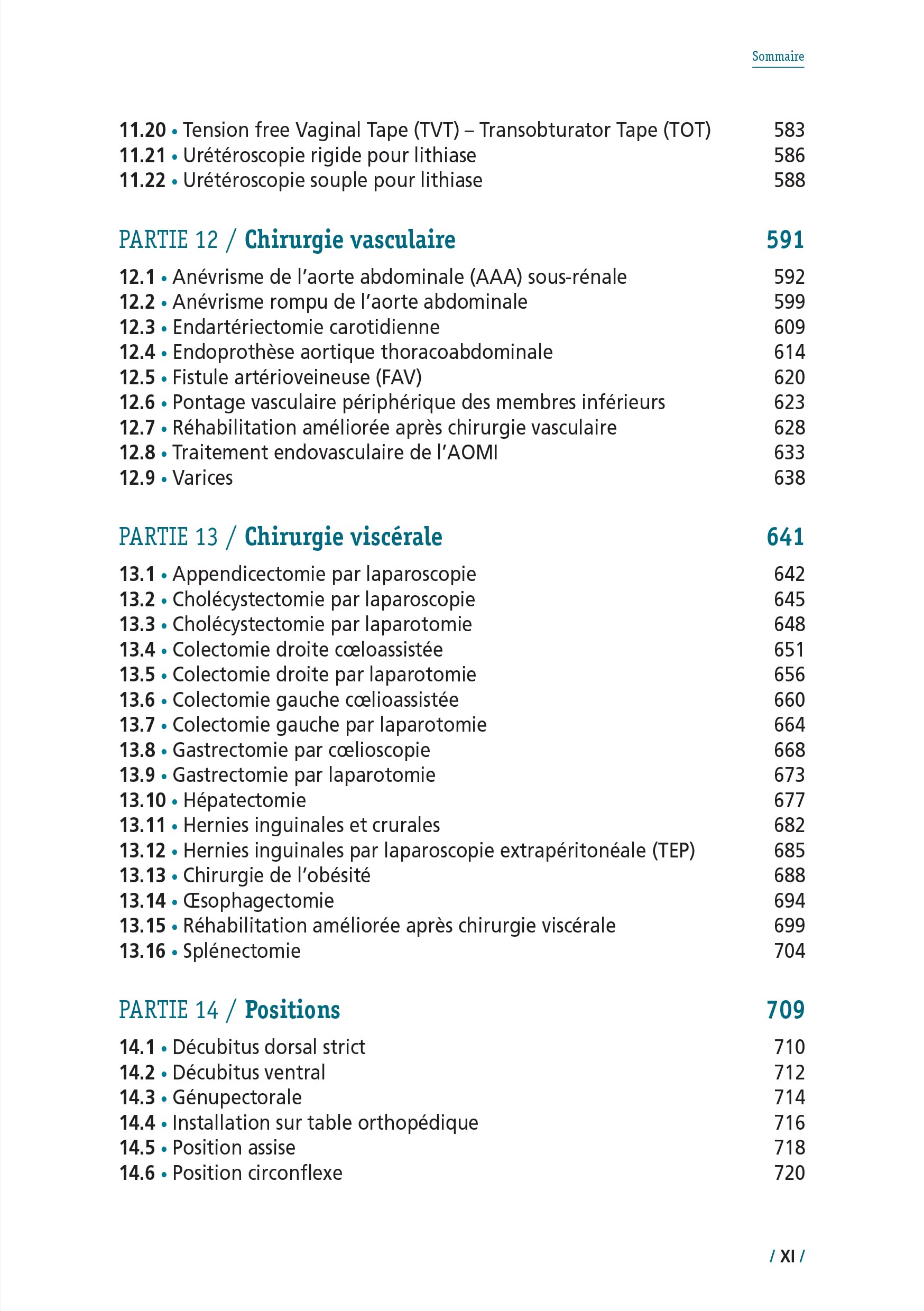 Procédures anesthésiques liées aux techniques chirurgicales: Volume 1