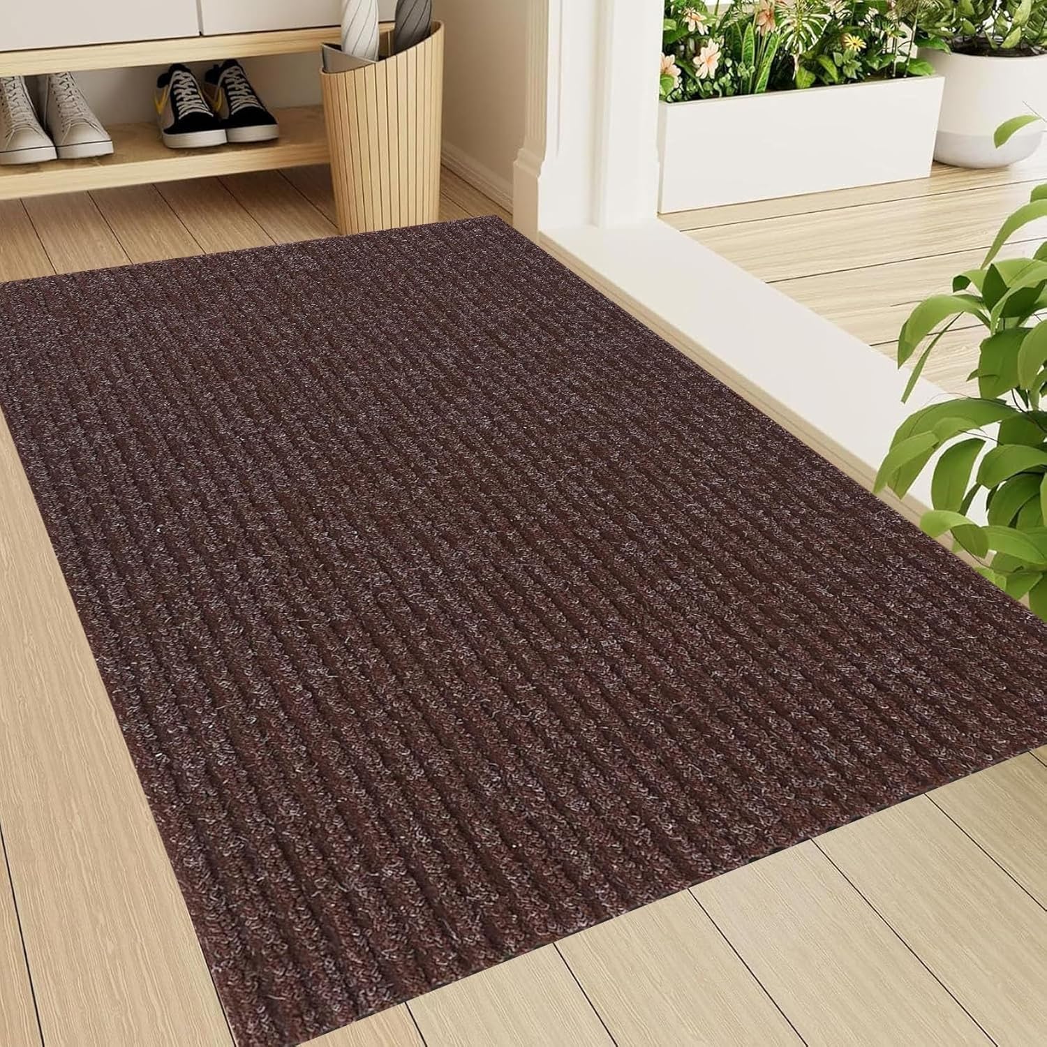 Paillasson antidérapant intérieur porte entrée tapis propreté durable