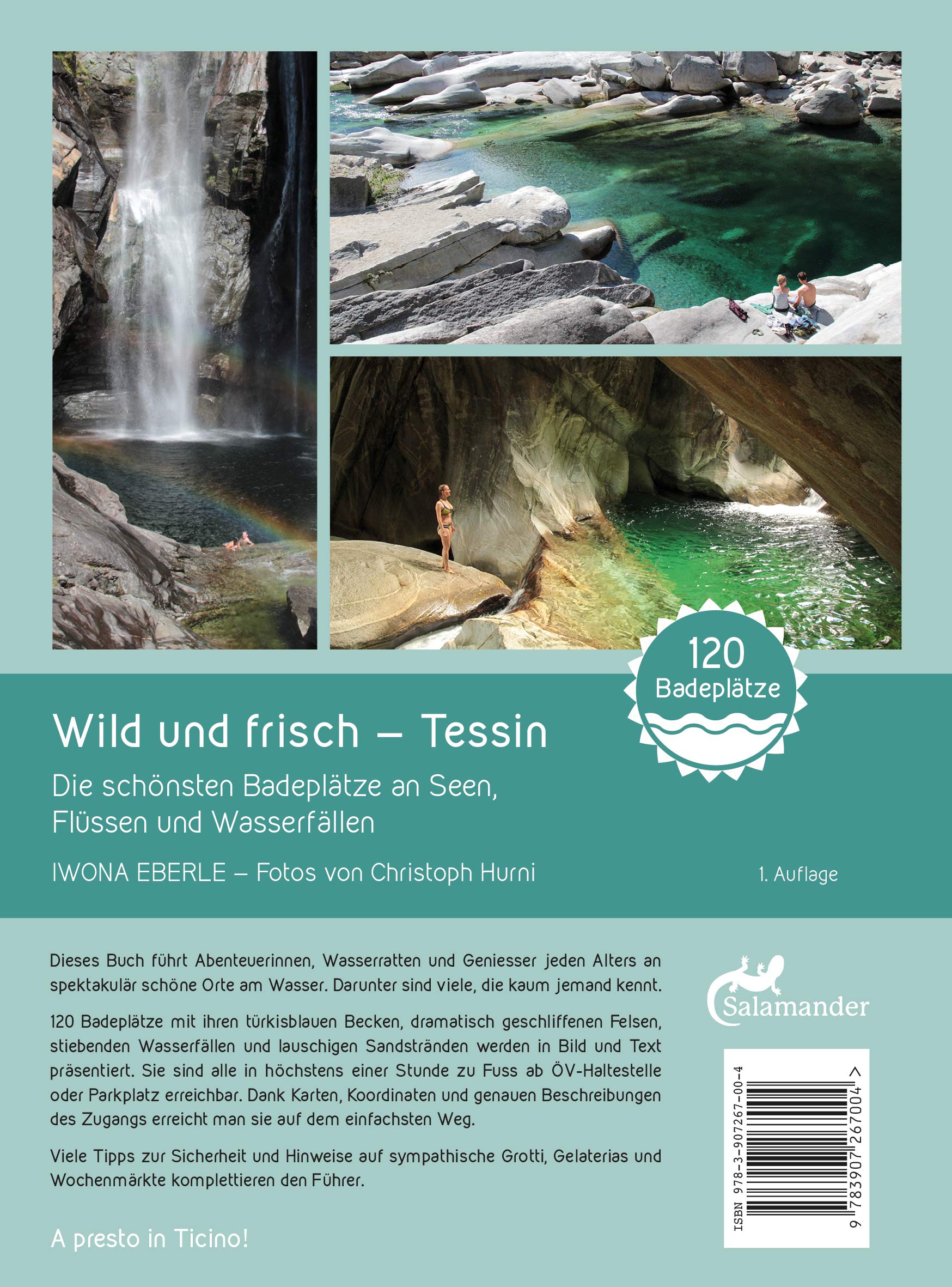 Tessin: Die schönsten Badeplätze an Seen, Flüssen und Wasserfällen (wild und frisch)