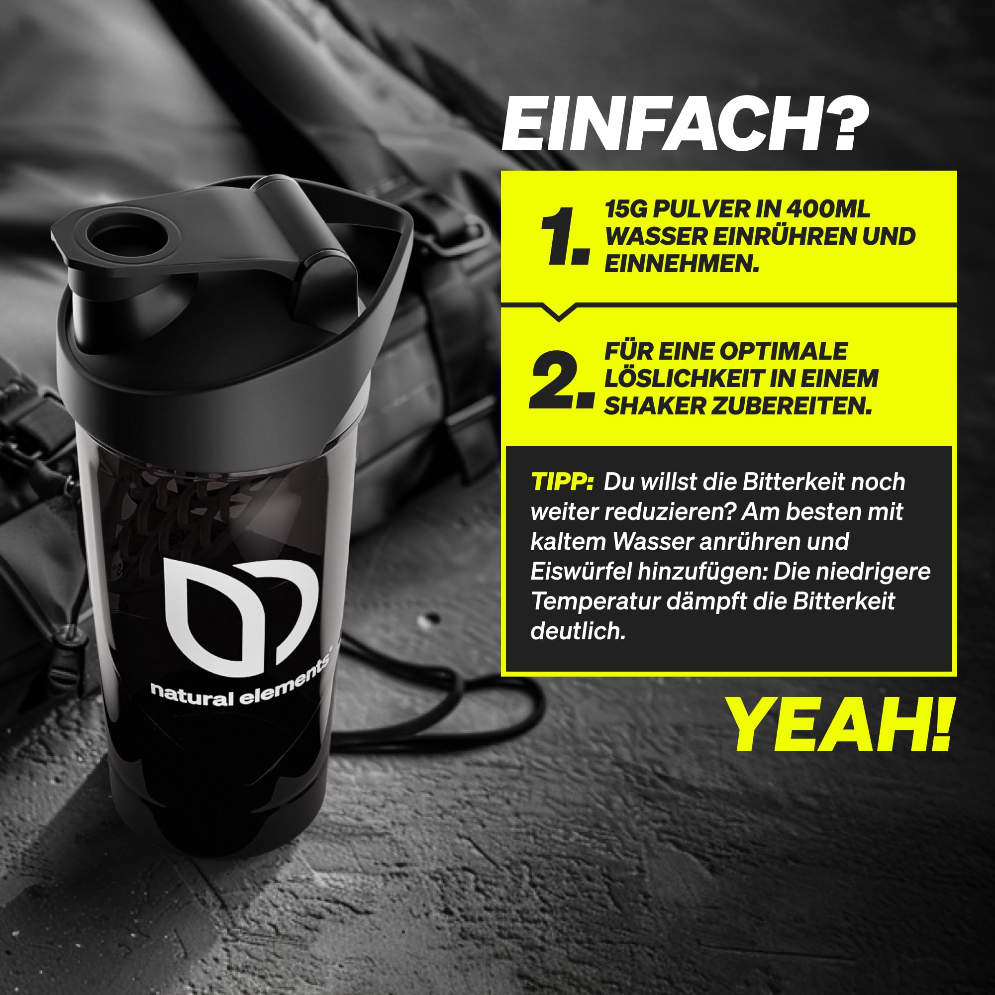 EAA Pulver – 500g – Tropical Flavour – alle 8 essenziellen Aminosäuren + Histidin – zur Zubereitung von Sport-Drinks – vegan, zuckerfrei* – in Deutschland entwickelt & laborgeprüft