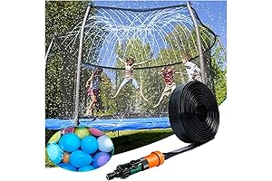 Trampoline Sprinkler 12ft 14ft Round Fun Outside Sprinkler
