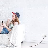 Vista 4 de RoFI Cable USB tipo C de 15 pies con carga rápida de 3 A, cable de carga USB C trenzado de nailon ultra largo y extremadamente duradero para Galaxy