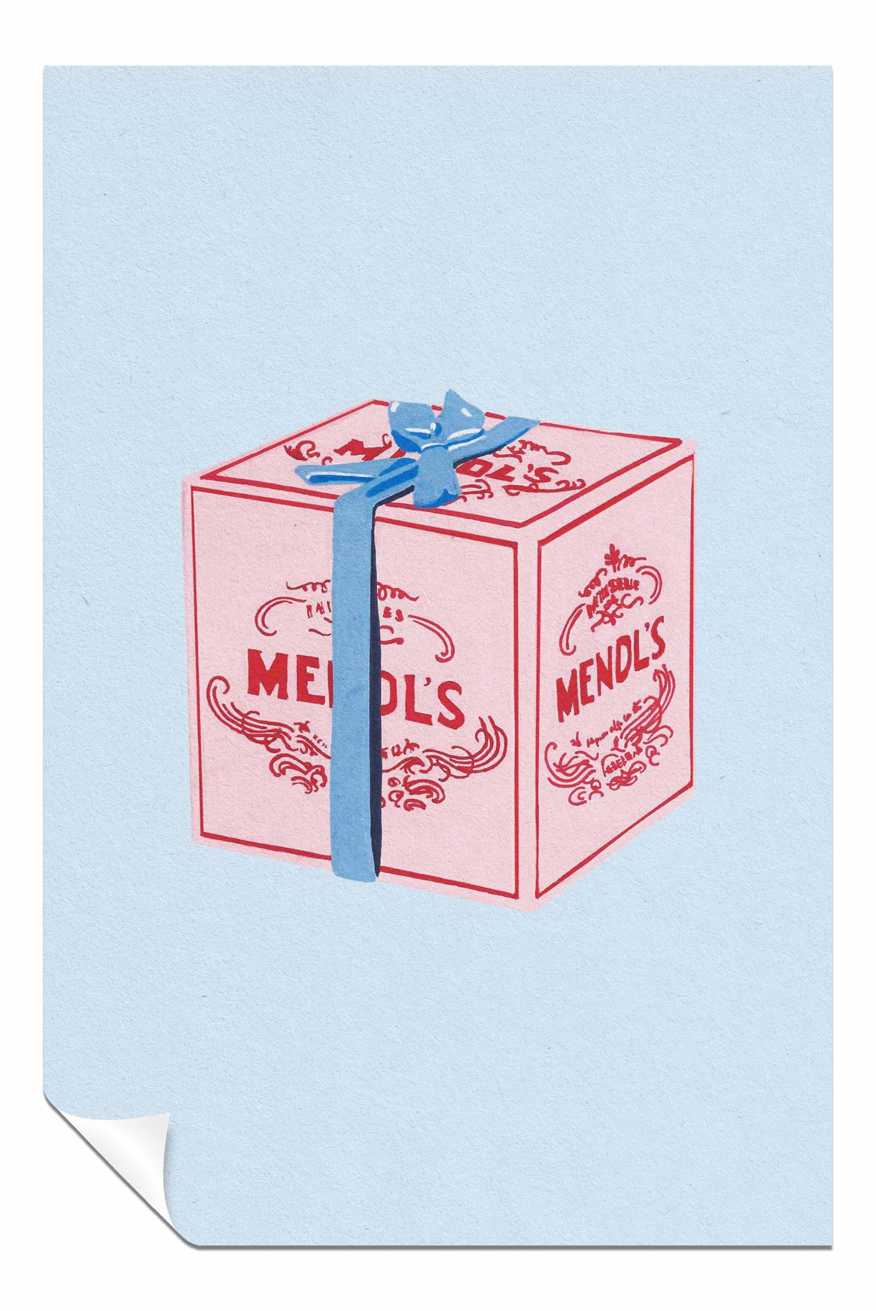 Panther Print Mendls Box Unframed Poster, Pictures for Home Walls, Bedroom, Living Room & Bathroom Decor 31x20cm (12x8in)