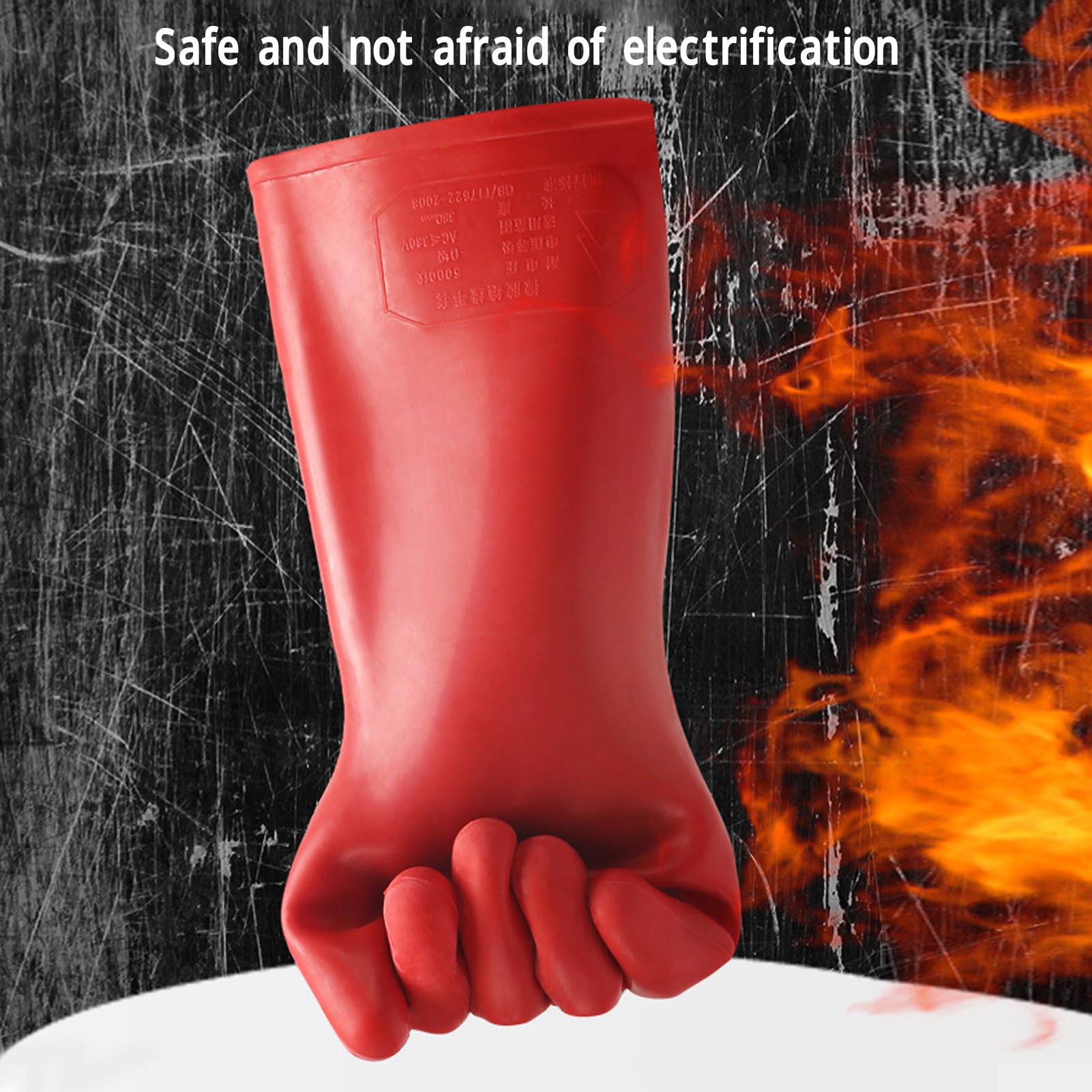 Aramox Electrician Protective Gloves 00 12KV Test Voltage Electrical Insulating Rubber Gloves for Electricians Work Gloves - Image 3