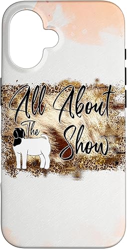 All About Show Goat Show Goat Mom Country Girls Farm Life - Carcasa para iPhone 16