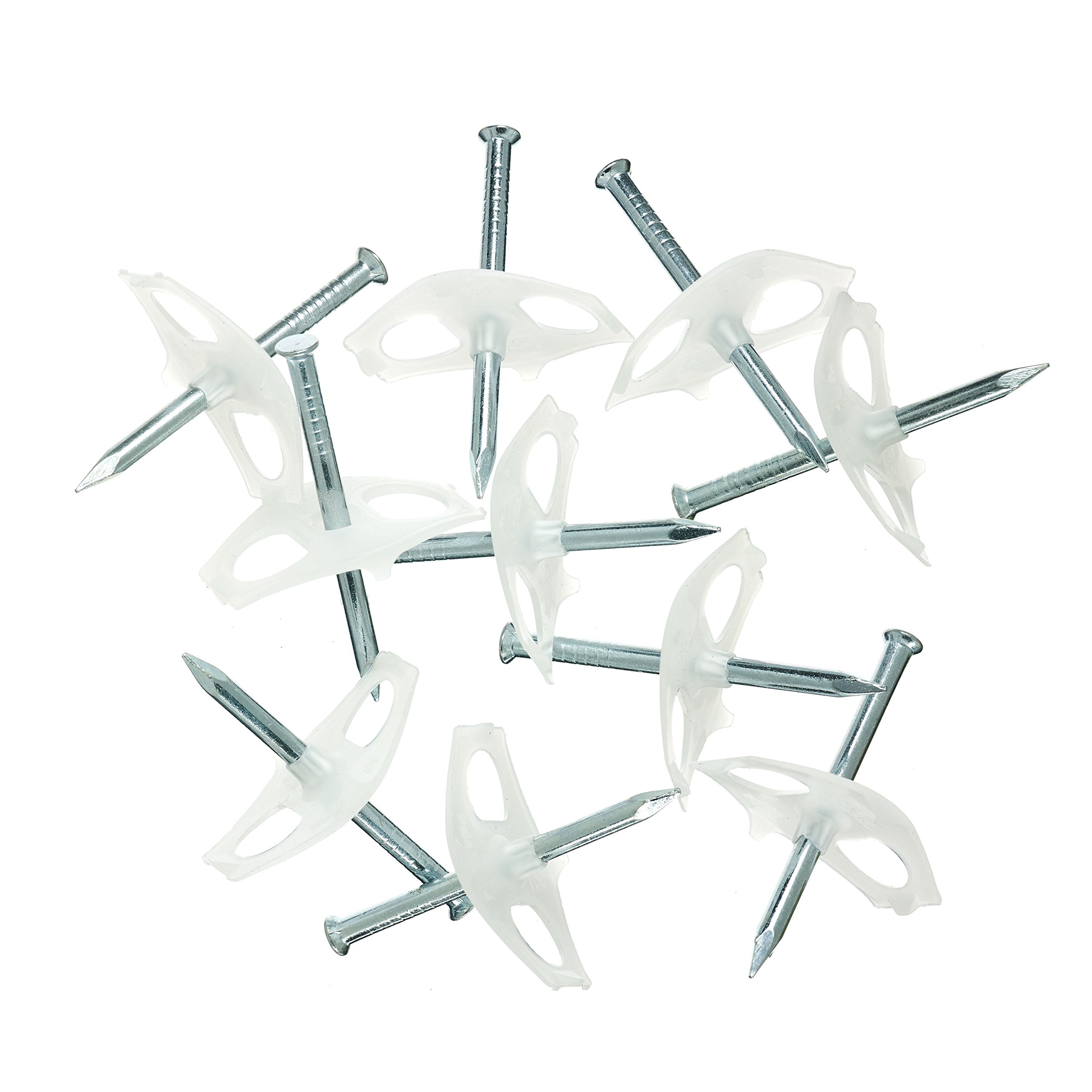 OBO Bettermann® Nagel-Fix 3,5x50mm 100 Stück | Nagelscheibe mit Montagenagel | Kabelbefestigung