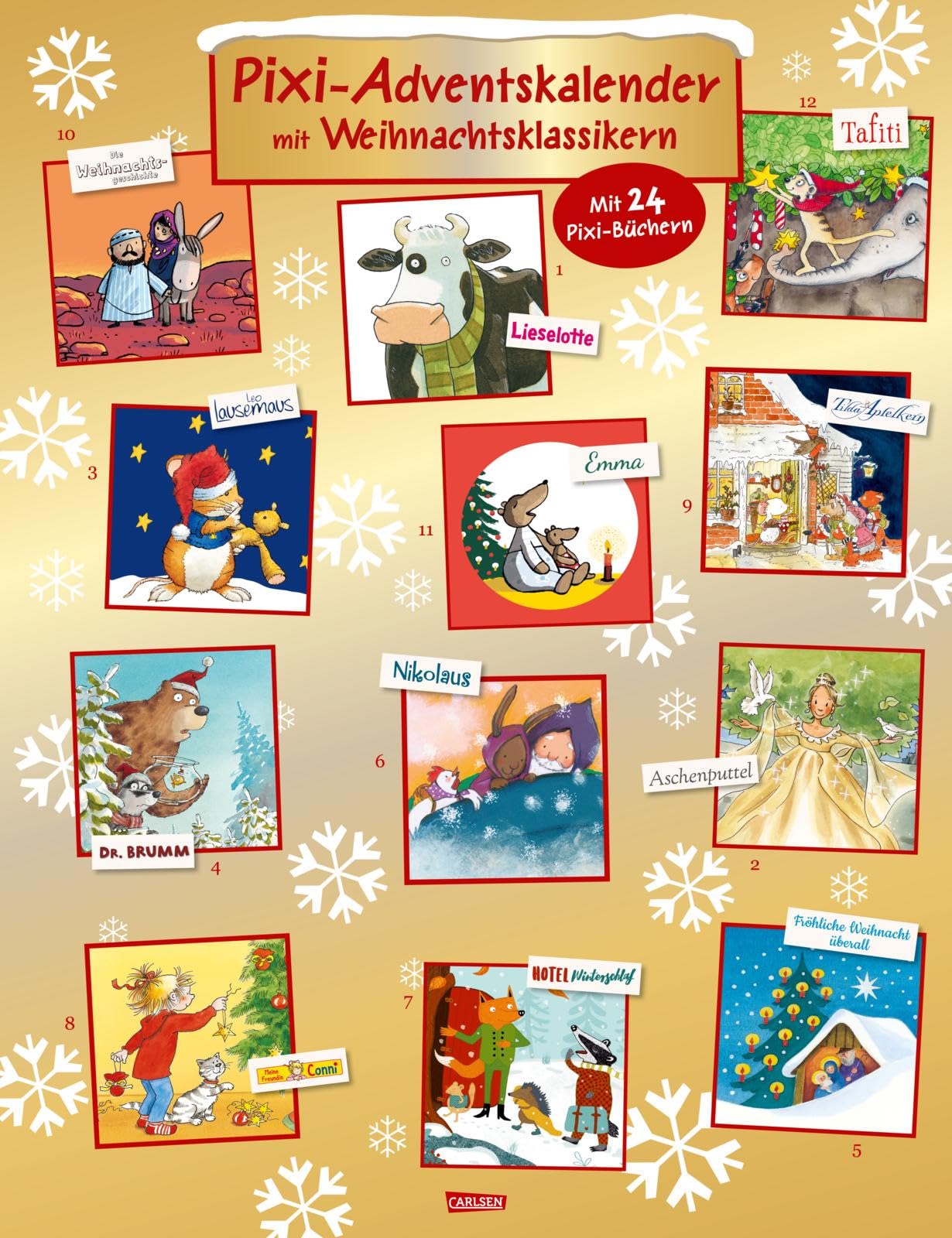 Pixi Adventskalender GOLD Adventskalenderbuch