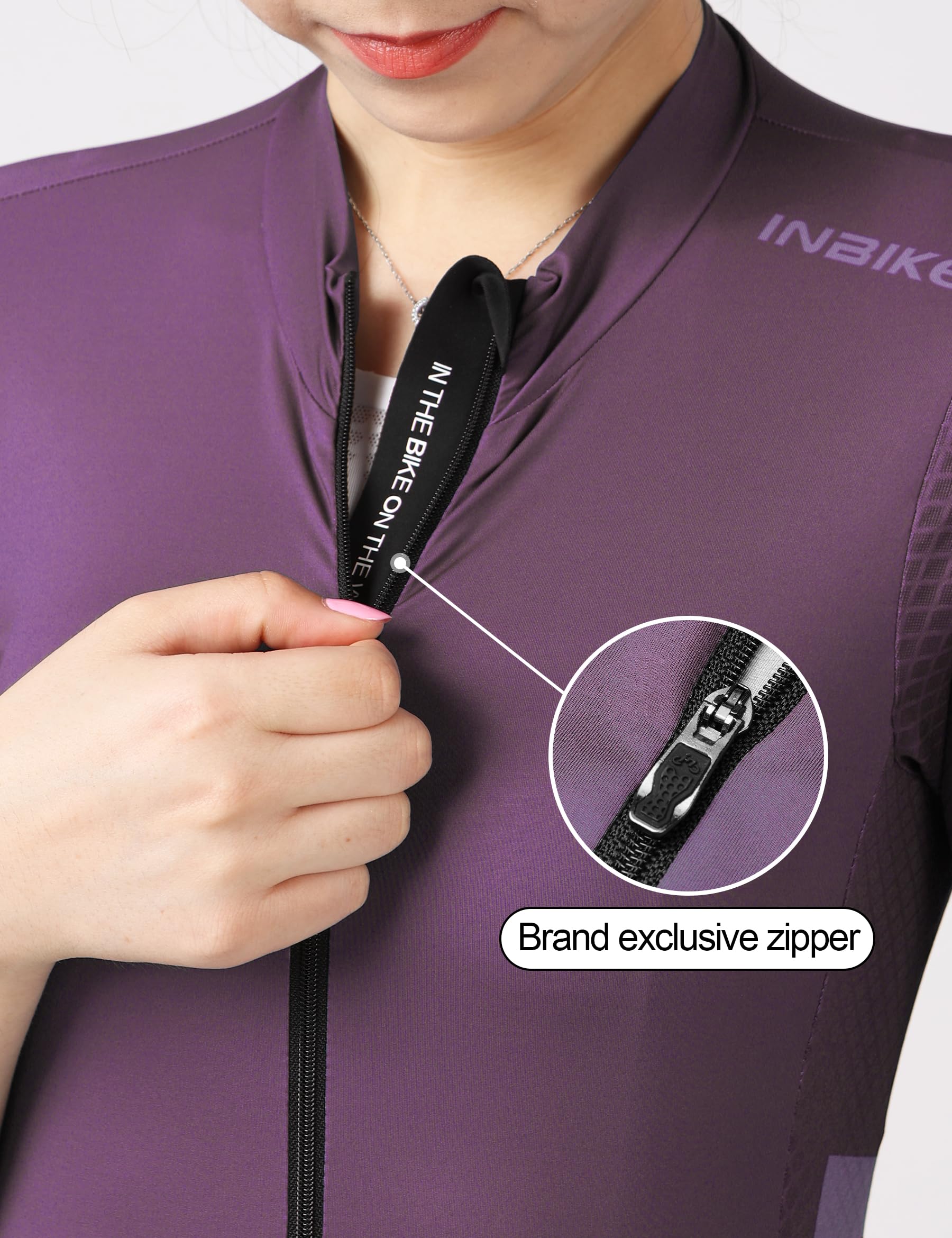 INBIKE Professionelles Fahrradtrikot für Frauen Eng Anliegend Atmungsaktiv Frühling/Sommer Radsport Bekleidung Mehrere Farben