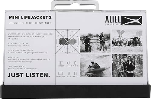 Miniatura 7 de Altavoz Mini Life Jacket 2 de Altec Lansing con Bluetooth, a prueba de agua