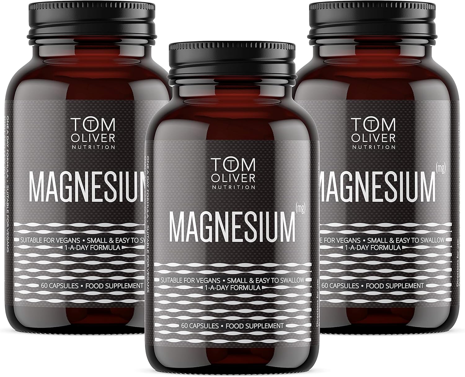 Tom Oliver Nutrition Magnesium Taurate (60 Capsules) (3) Amazon.co