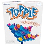 Pressman Original Topple Board Game &vert; Classic & Fun Balancing Game for Kids & Family &vert; Promotes STEM Skills &vert; Great Gift Idea &vert; 2-4 Players&comma; Ages 6&plus;