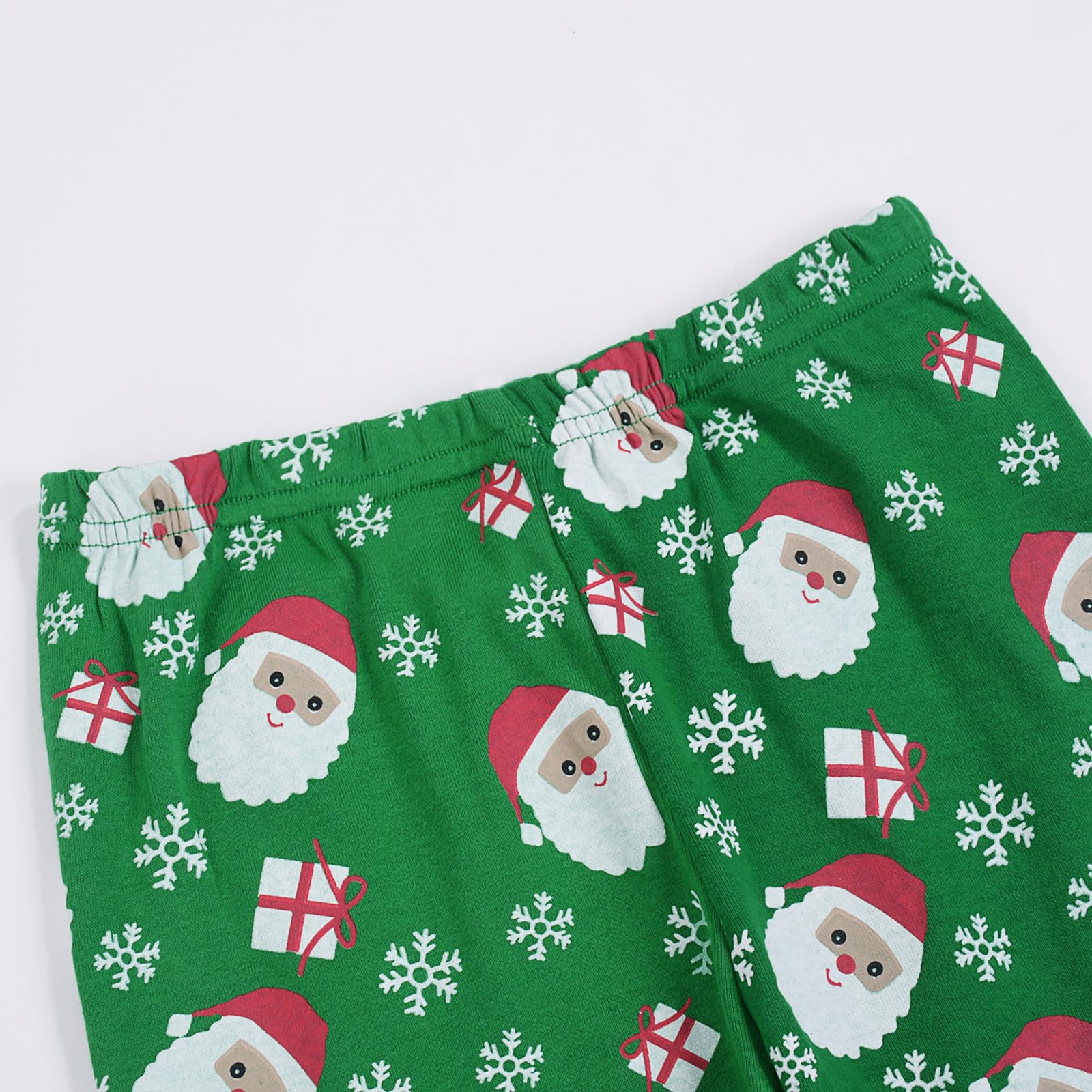Gumyoss Pigiama di Natale per Bambini Pigiama per Bambine Maniche Lunghe Cotone Due Pezzi 2-12 Anni