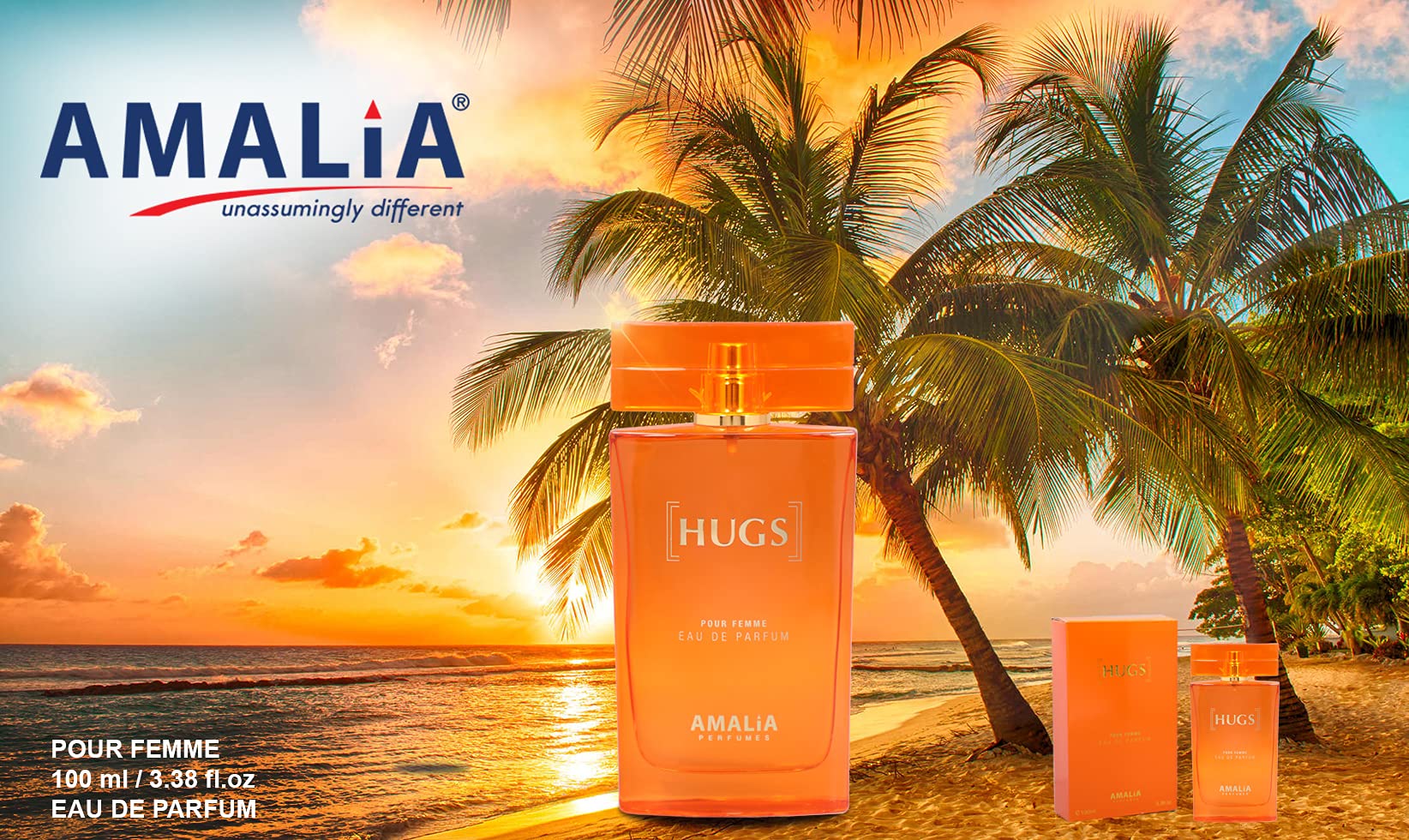AMALIA HUGS EAU DE PARFUM POUR FEMME 100 ML : Amazon.ae: Beauty