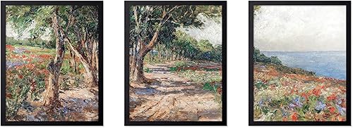 Miniatura 28 de Poster Master Póster de ilustración vintage de 3 piezas, impresión botánica retro, arte de pared sin marco de 8 x 10 pulgadas, regalo para artista,