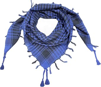 Elu Shemagh Scarf Men - Women /100% Cotton Military Shemagh Keffiyeh Scarf Arafat Tactical Desert Rave Bandana Head Wrap