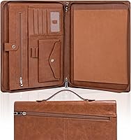 Vista 11 de Portafolio de cuero vegano personalizado para hombres, cartera de cuero personalizada para mujeres, carpeta de cartera, organizador de documentos